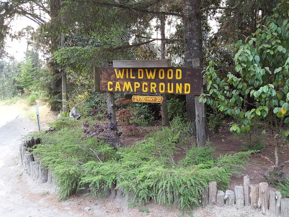 Wildwood Campground Entrance